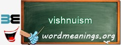 WordMeaning blackboard for vishnuism